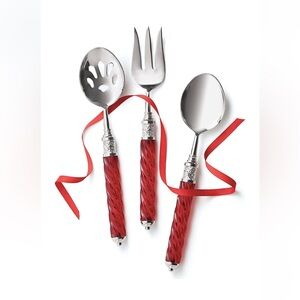 Lenox Holiday Jewel Spiral 3 Piece Serving Set
